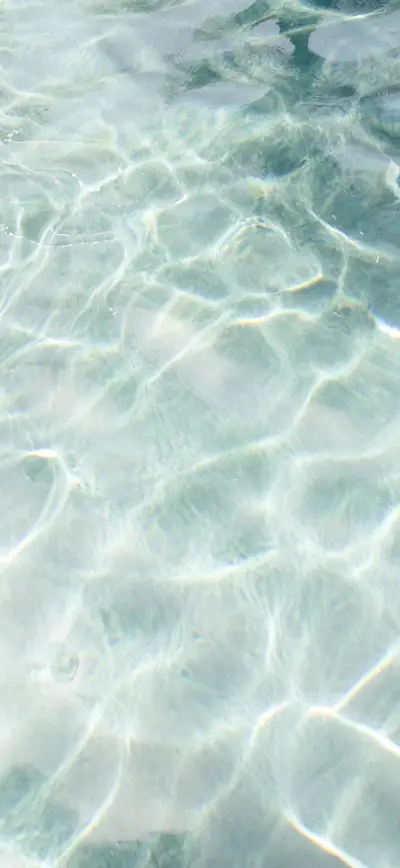 dreamy clear blue water ripples