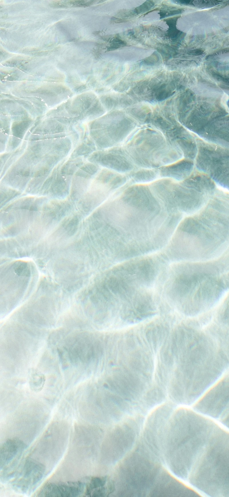 dreamy clear blue water ripples