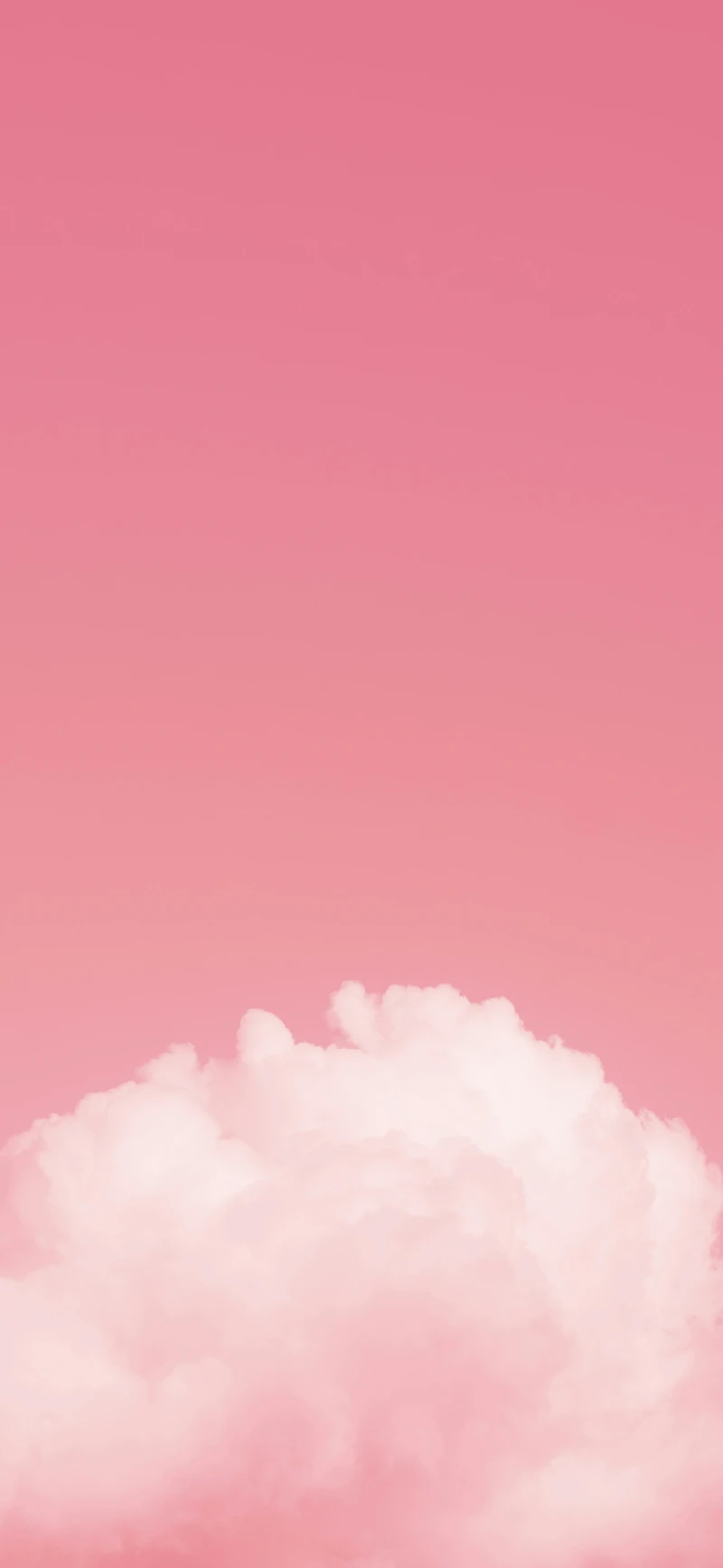 dreamy pink sky fluffy cloud