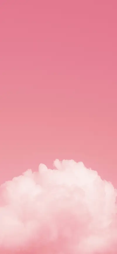 dreamy pink sky fluffy cloud