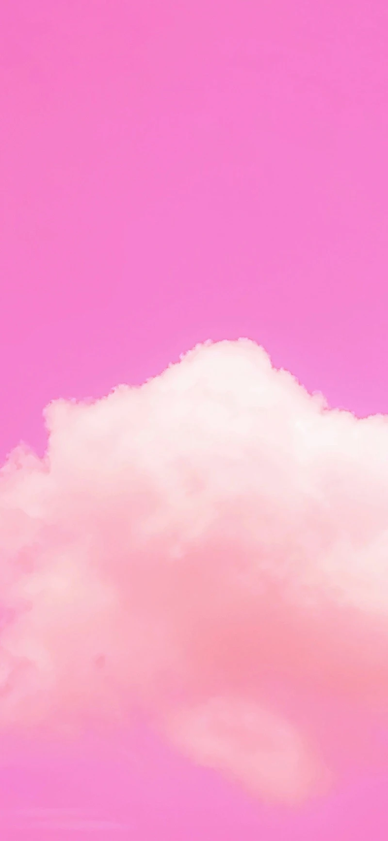 hot pink dreamy fluffy cloud