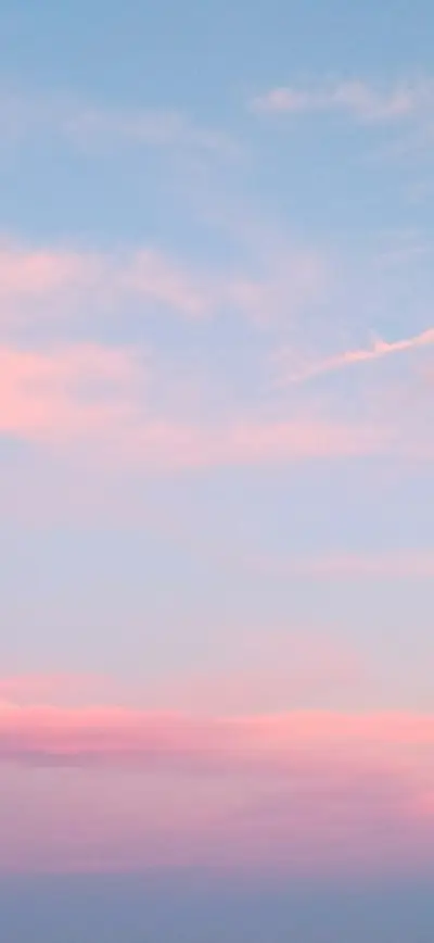 pastel pink blue dreamy sunset sky