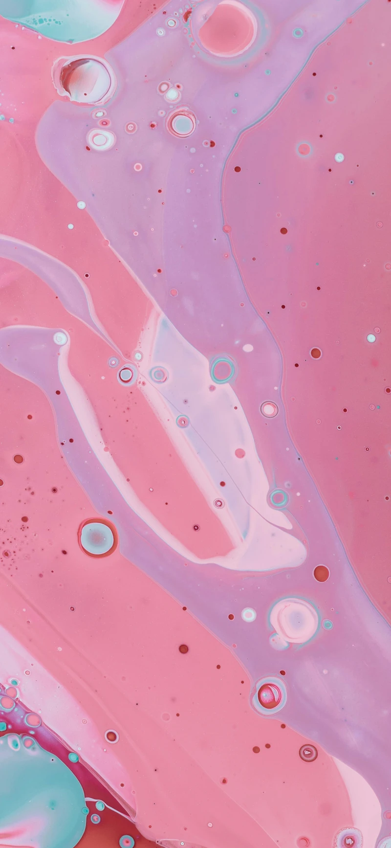 pastel pink lavender fluid bubbles