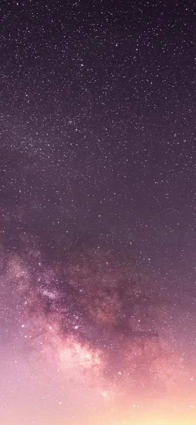 purple milky way starry night sky