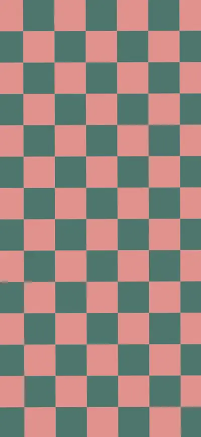 retro pink teal checkerboard pattern