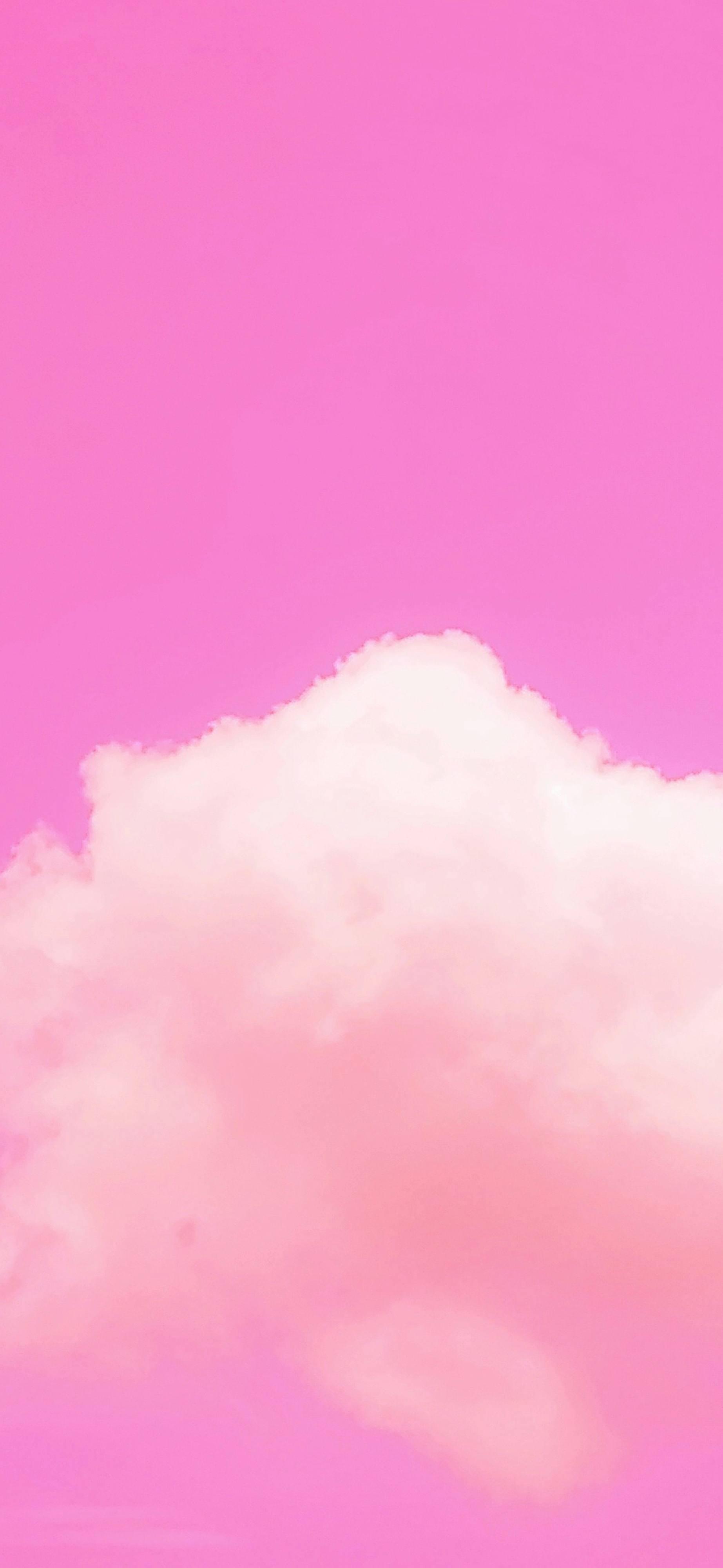 hot pink dreamy fluffy cloud