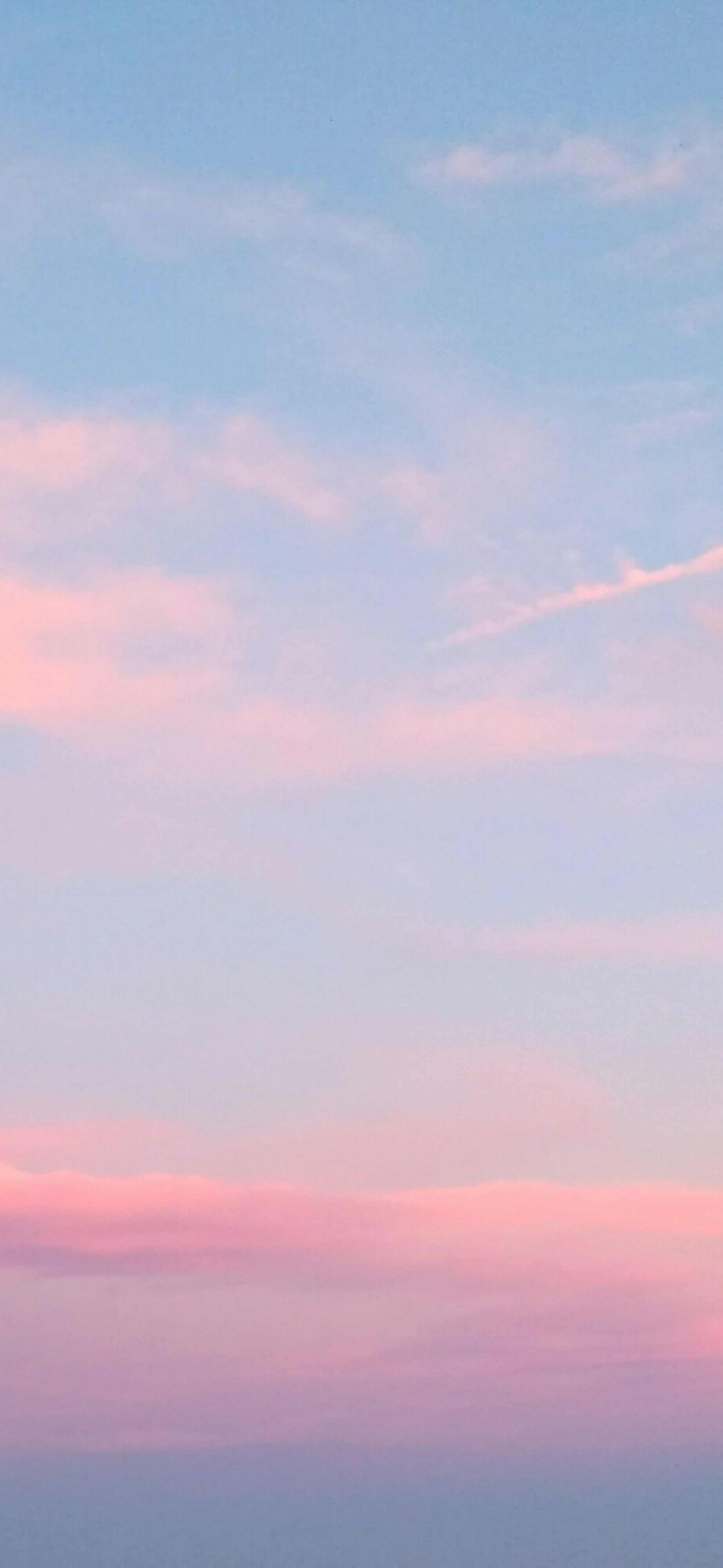 pastel pink blue dreamy sunset sky