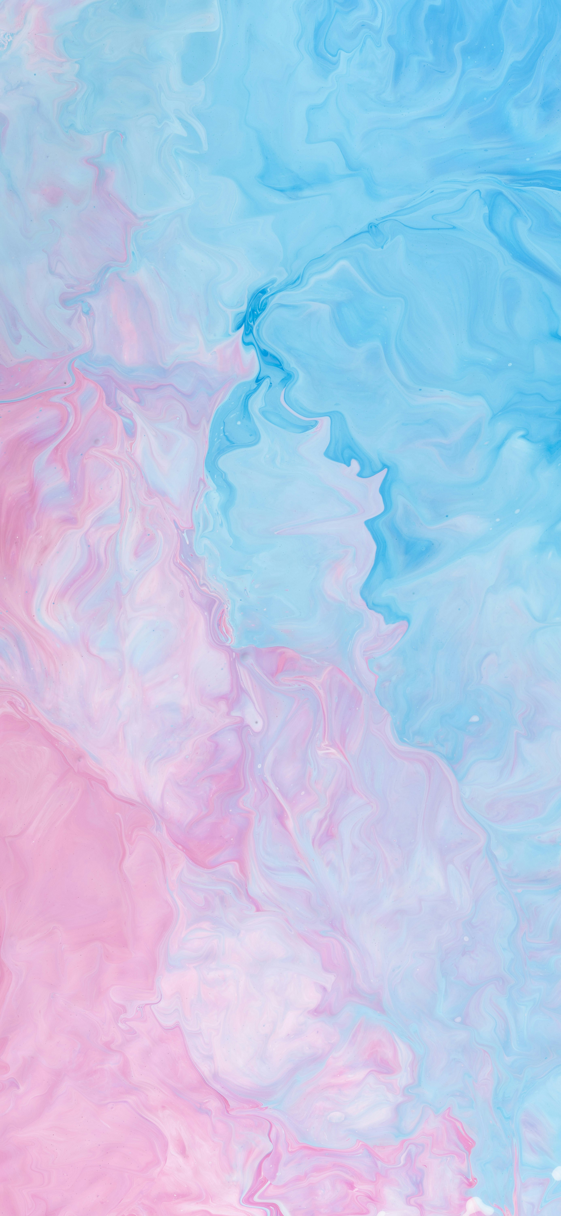 pastel pink blue swirl marble
