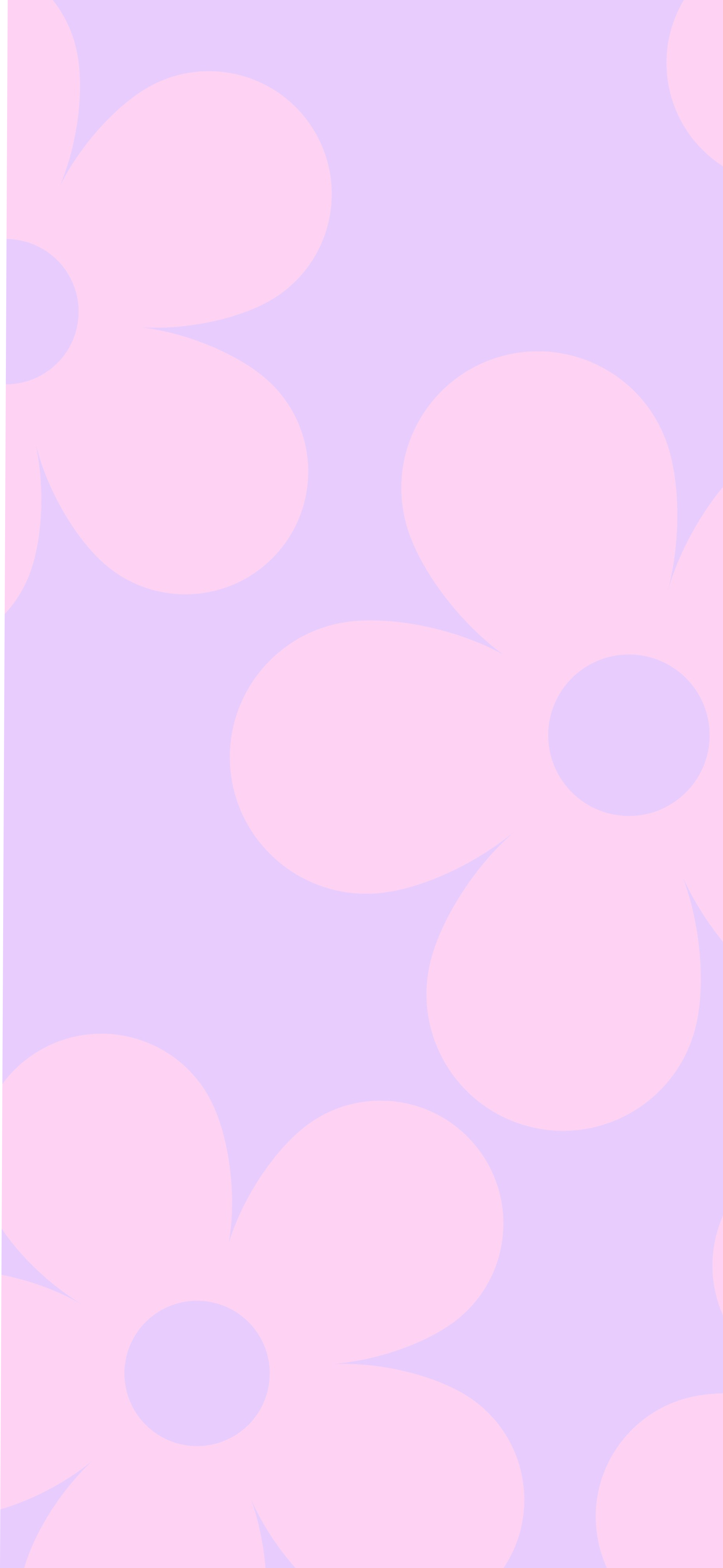 pastel pink lavender retro flowers